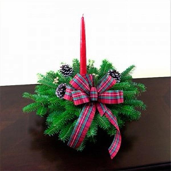 Dutch Centerpiece a Christmas Wreath Fundraiser product with candles